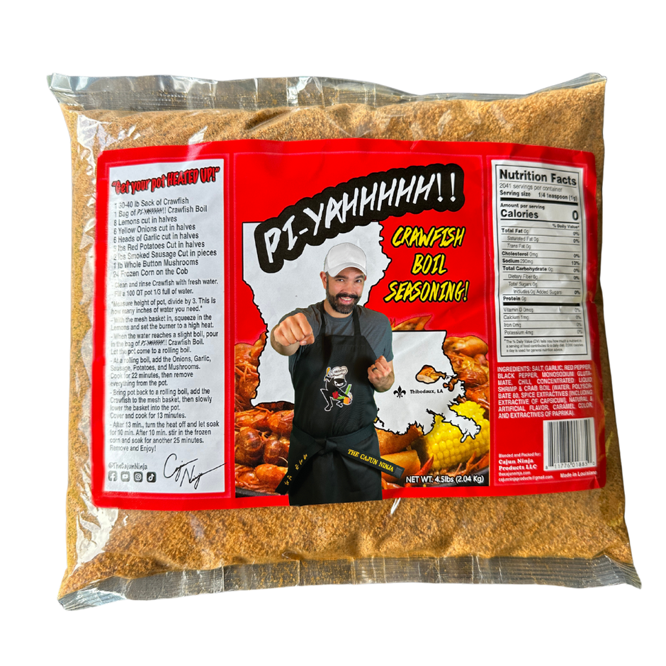 PI-YAHHHHH!! The Cajun Ninja’s Cookbook – Cajun Ninja Products LLC