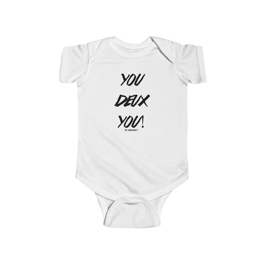 You Deux You! Infant Fine Jersey Bodysuit